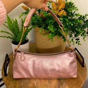 Vintage Marshall Fields Pink Metallic Bag